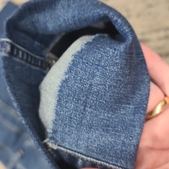 J.Crew high-rise vintage straight leg cropped with gold button fly - Picture 6 of 7